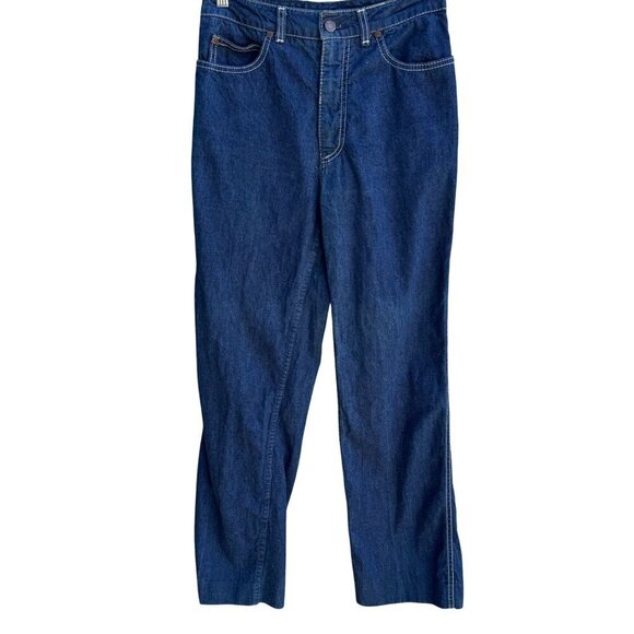 Calvin Klein Denim - Calvin Klein Vintage 70s 80s Womens High-Waisted Blue Denim Straight Leg Jeans‎